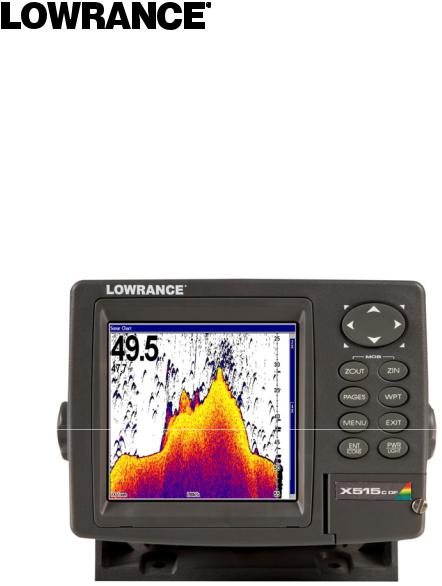 Lowrance X515CDF, X510C User Manual