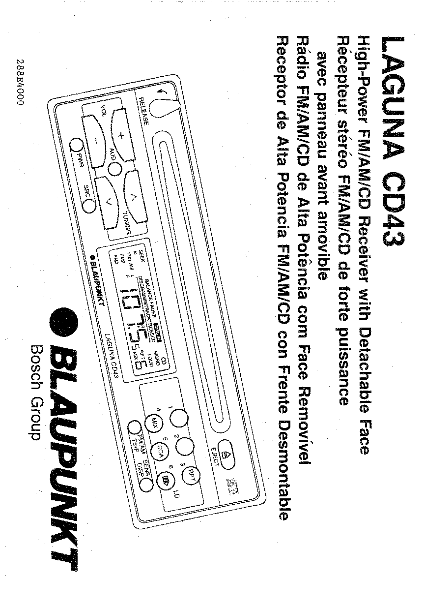Blaupunkt CD43 User Manual