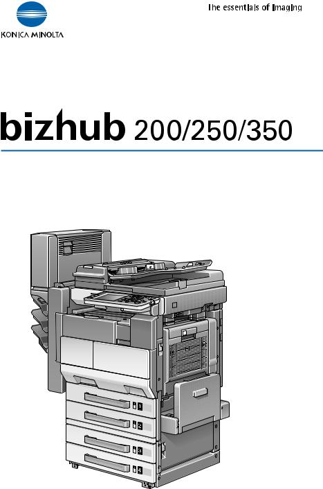Konica Minolta BIZHUB-350-250 User Manual