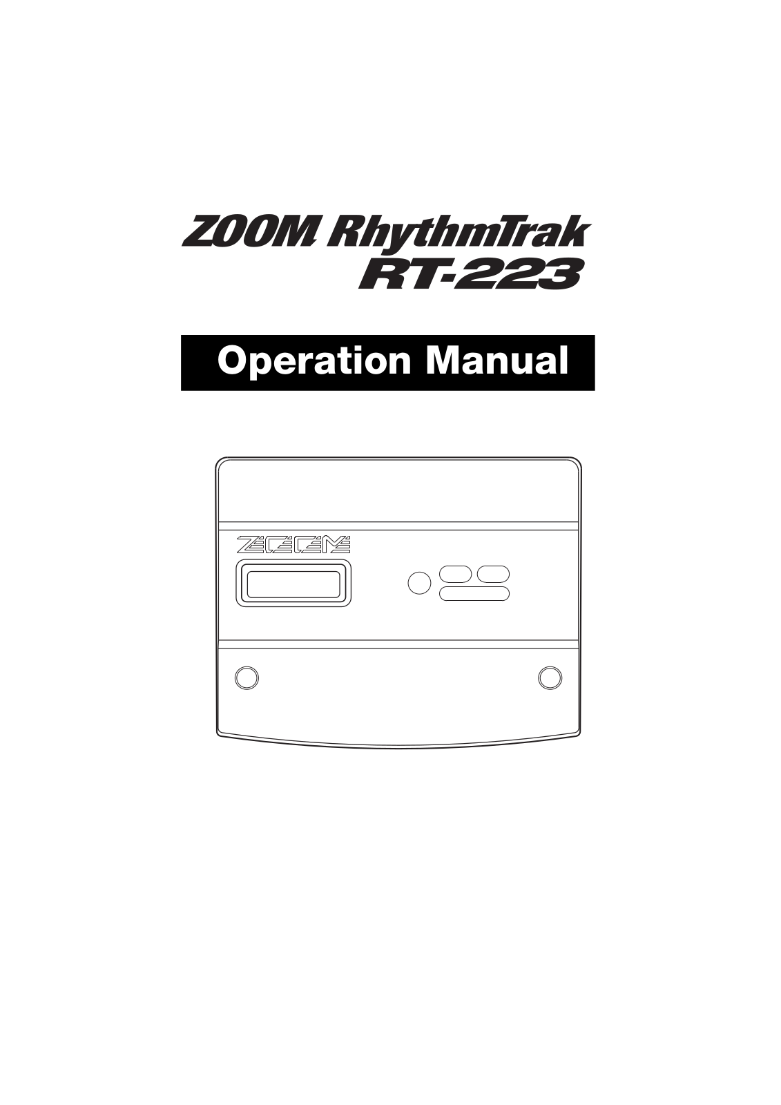 Zoom RT-223 User Manual