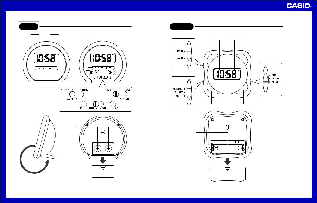 Casio PQ32B, DQ545B User Manual