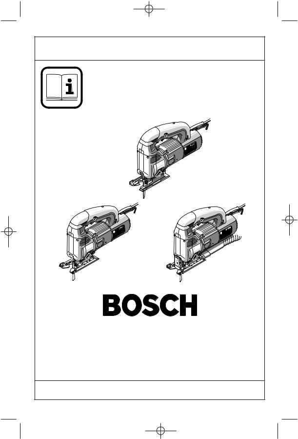 BOSCH 1587VS, 1587AVS User guide