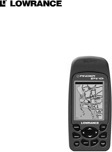 Lowrance electronic IFINDER PRO User Manual 2