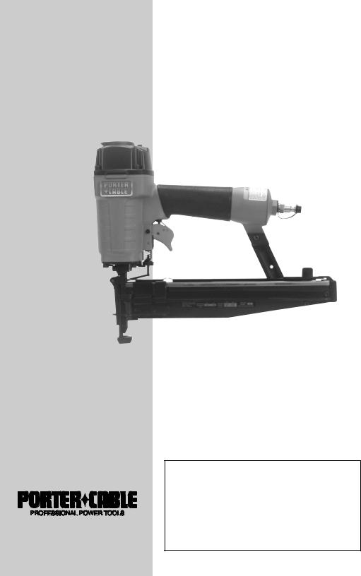Porter-Cable FN250A User Manual