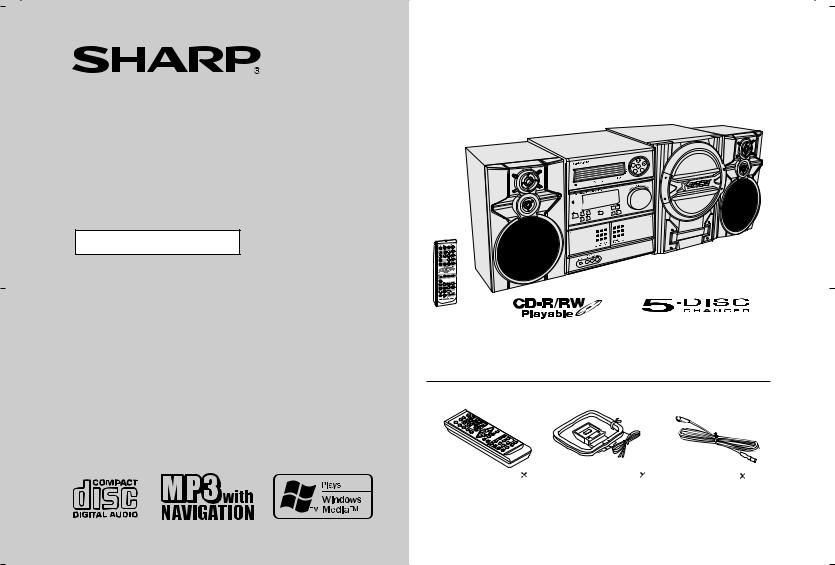 Sharp CD-SW300 User Manual
