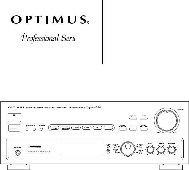 Optimus STAV-3580 User Manual