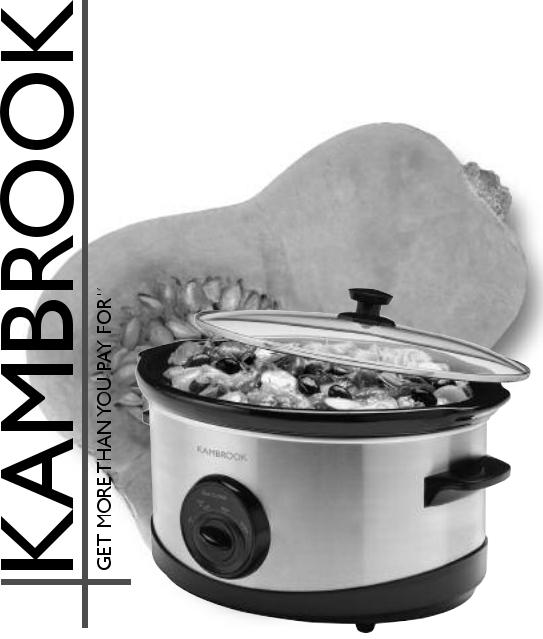 Kambrook KSC 100 User Manual