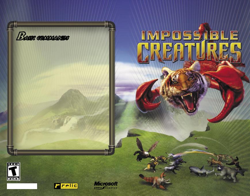 Games PC IMPOSSIBLE CREATURES User Manual
