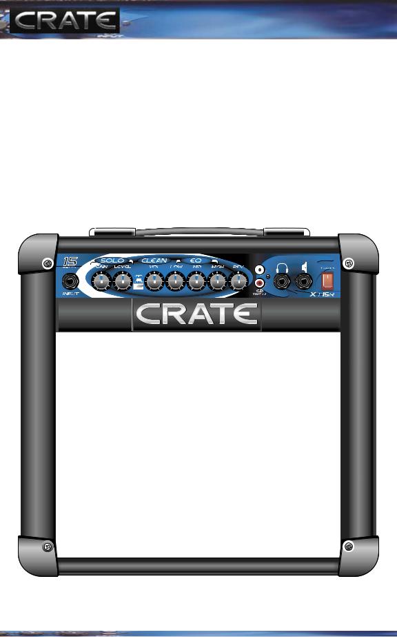 Crate Amplifiers XT15R User Manual