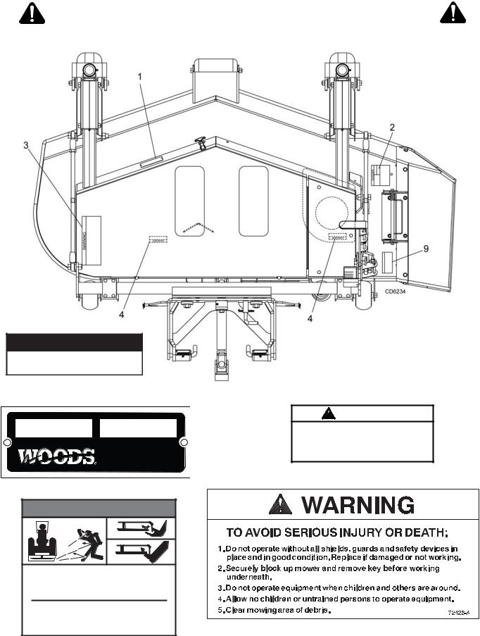 Woods Equipment MX61T, MX54T User Manual