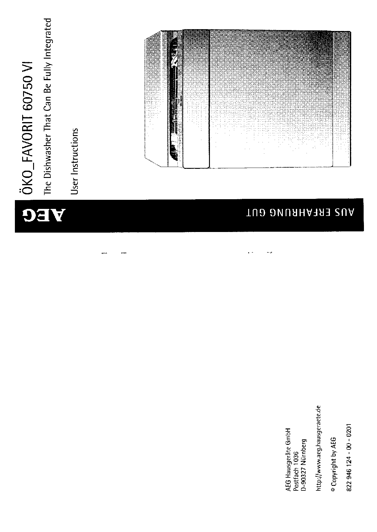 AEG-Electrolux FAV60750VI, F60750VI User Manual