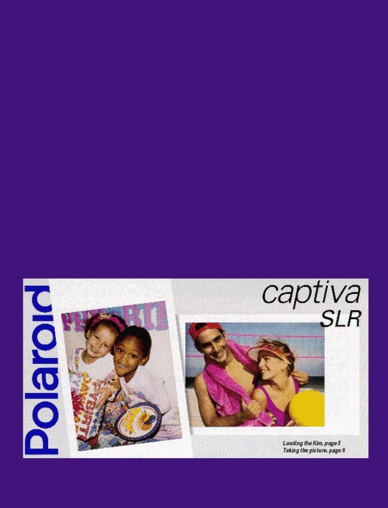 Polaroid captiva SLR User Manual