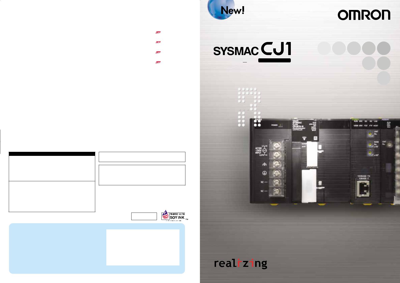 Omron CJ1 CPU6 HR, CJ, CJ1H User Manual