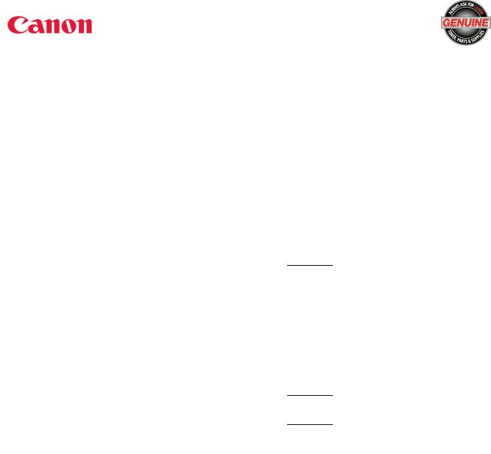 Canon 216GSM User Manual