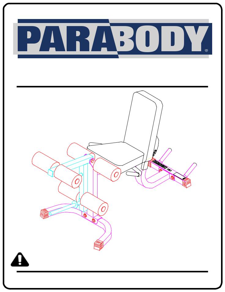 Life Fitness Parabody 829 User Manual