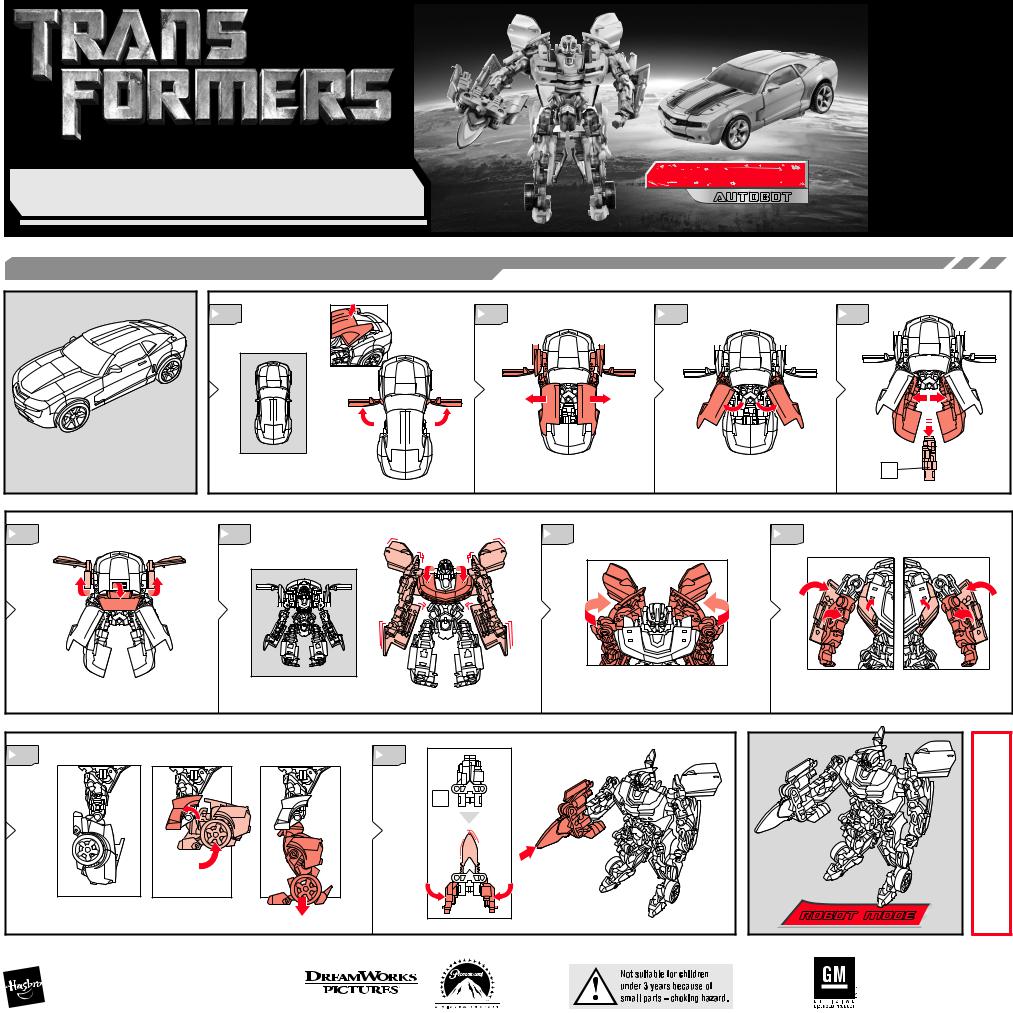 Hasbro Transformers Autobot Bumblebee User Manual