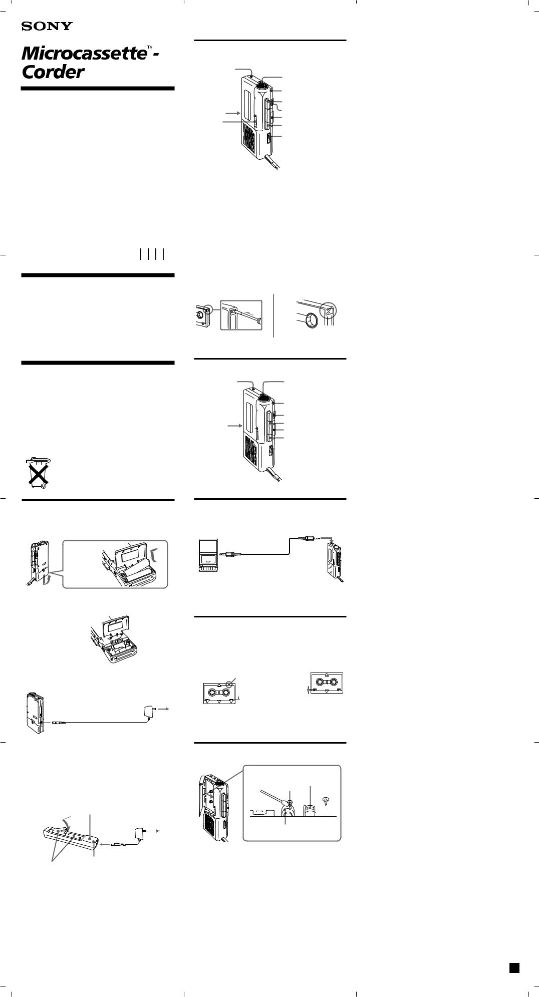 Sony M-579V, M-427, M-417, M-437, M-427AD Manual