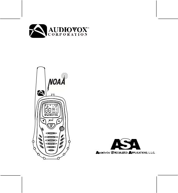 Audiovox GMRS200 User Manual