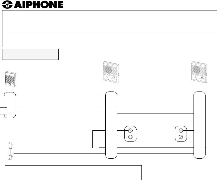 Aiphone LEM-1DL User Manual