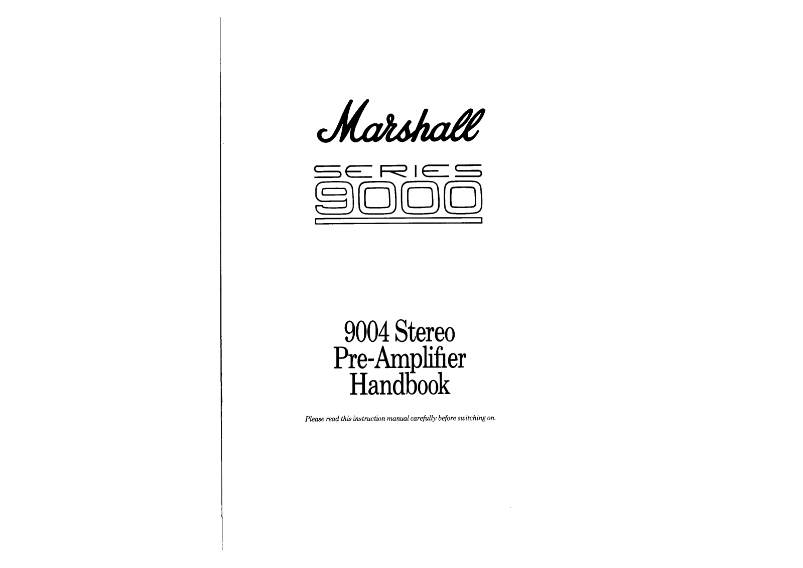 Marshall 9004 schematic