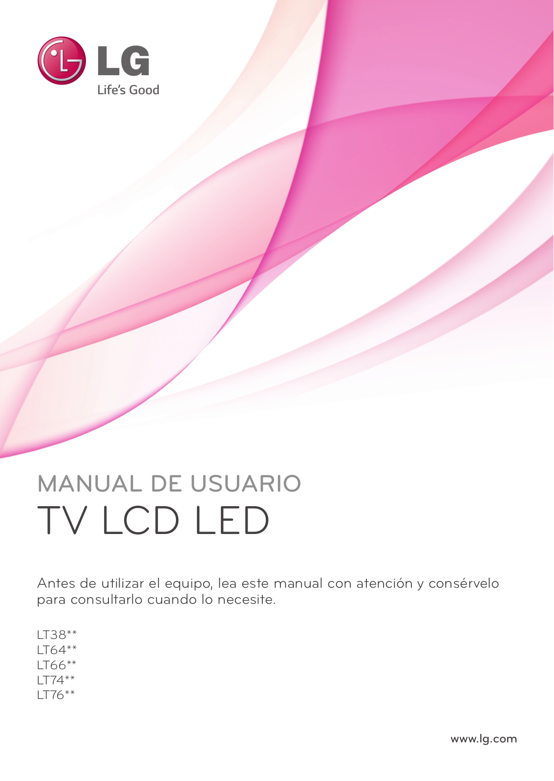 LG 42LT760H User Manual