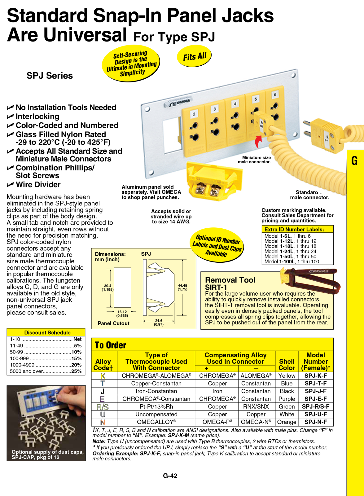 Omega SPJ Specification - ManualMachine.com