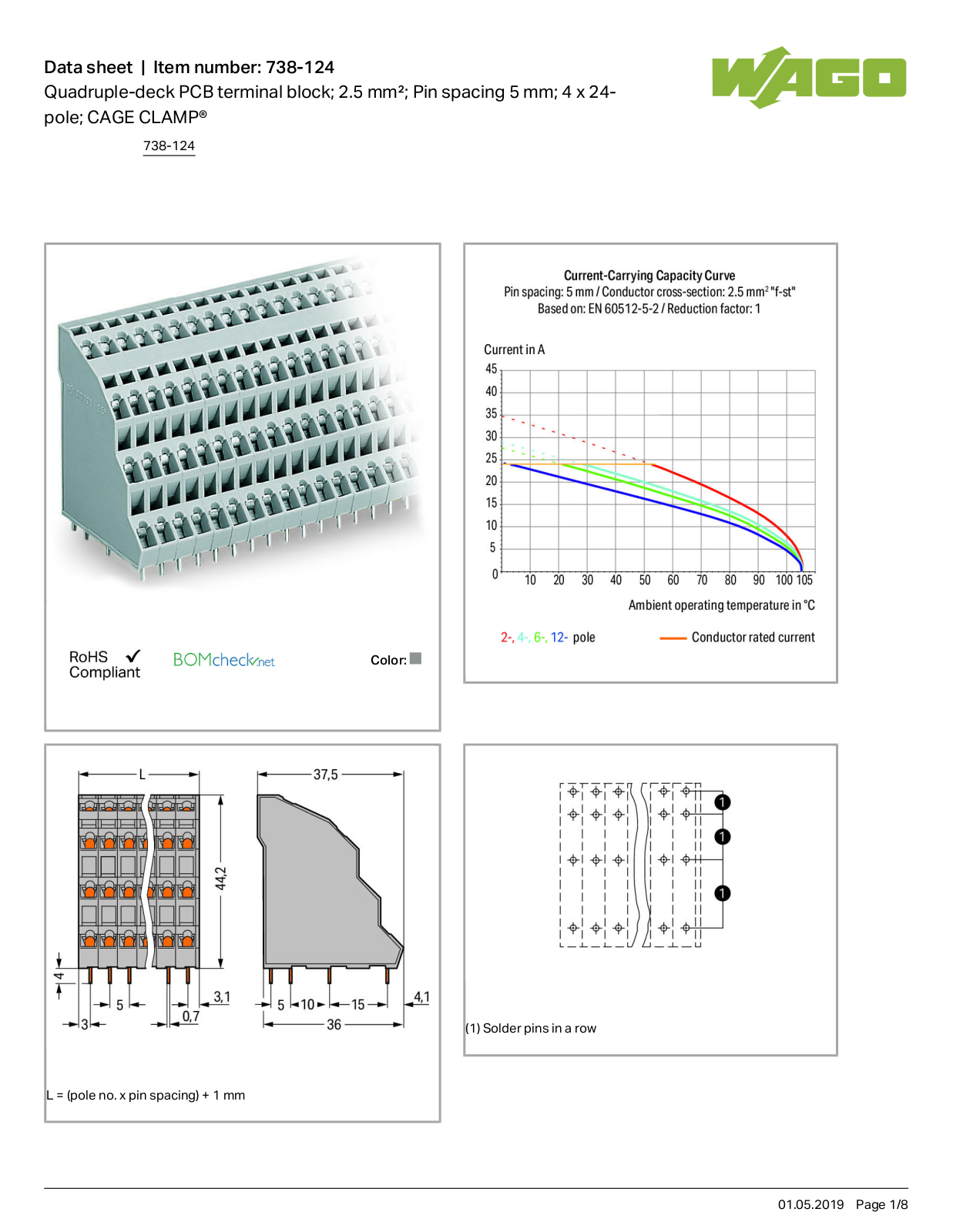 Wago 738-124 Data Sheet