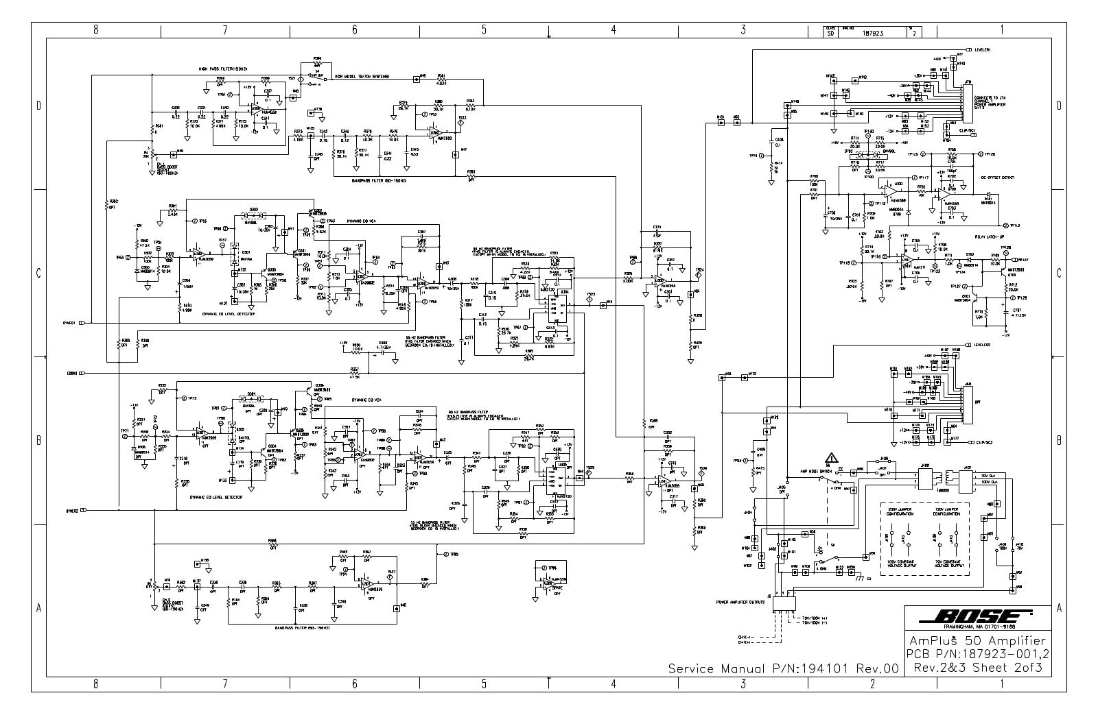 BOSE SD187923 2 04 Schematic