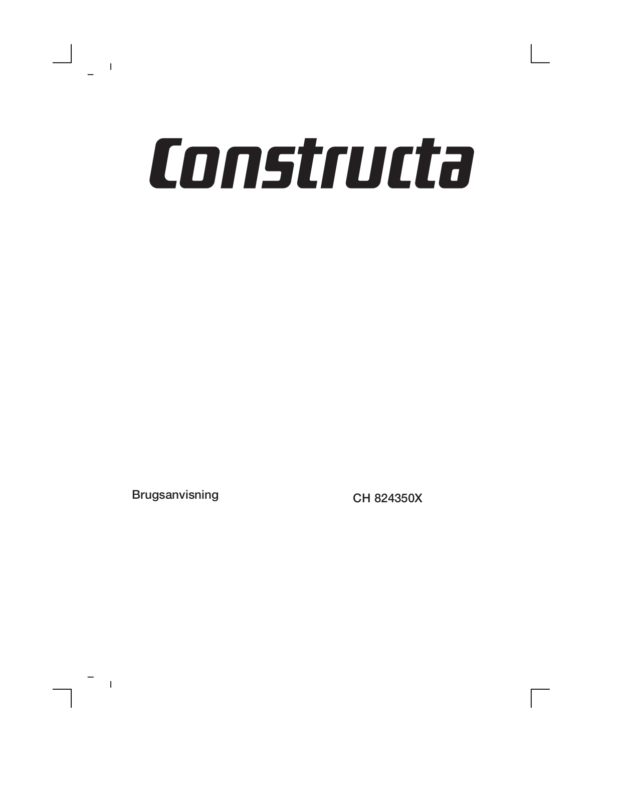 Constructa CH824350X User Manual