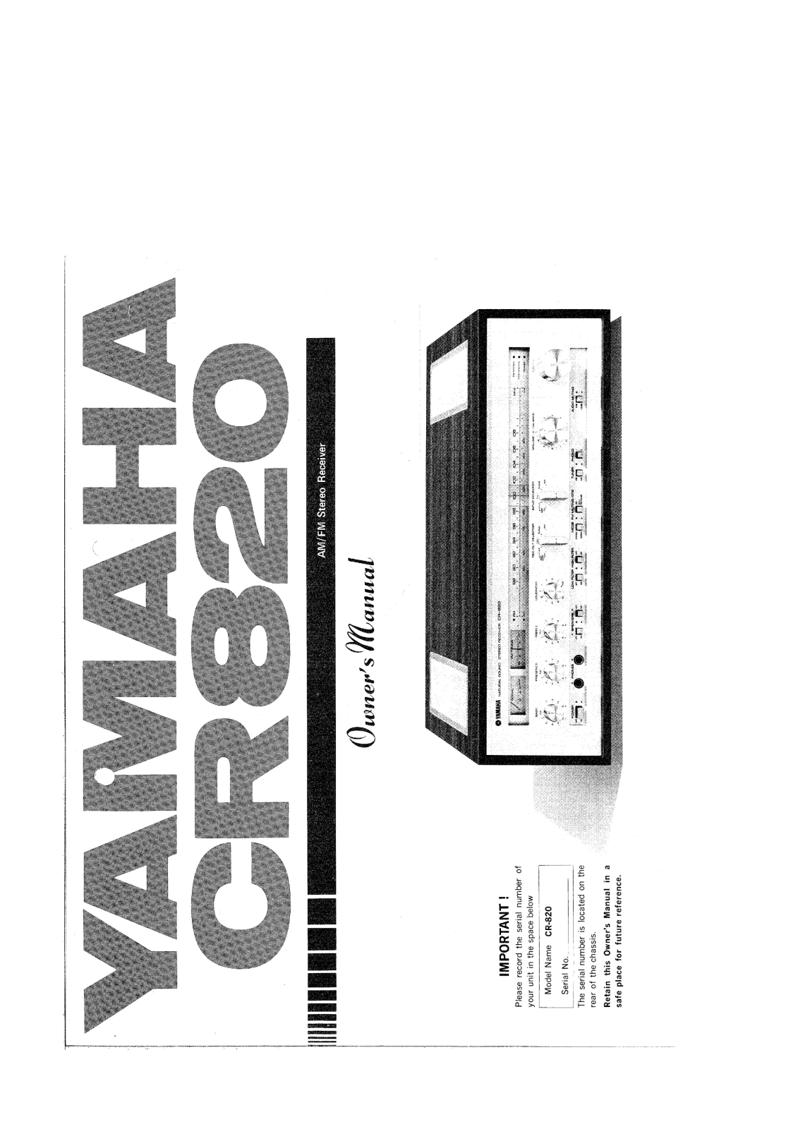 Yamaha cr820 Schematic