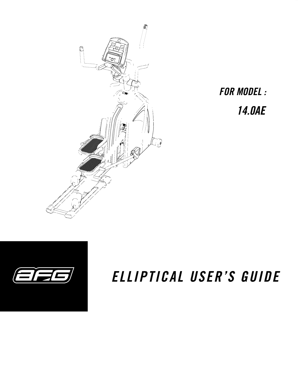 AFG 14.0AE Owner’s Manual