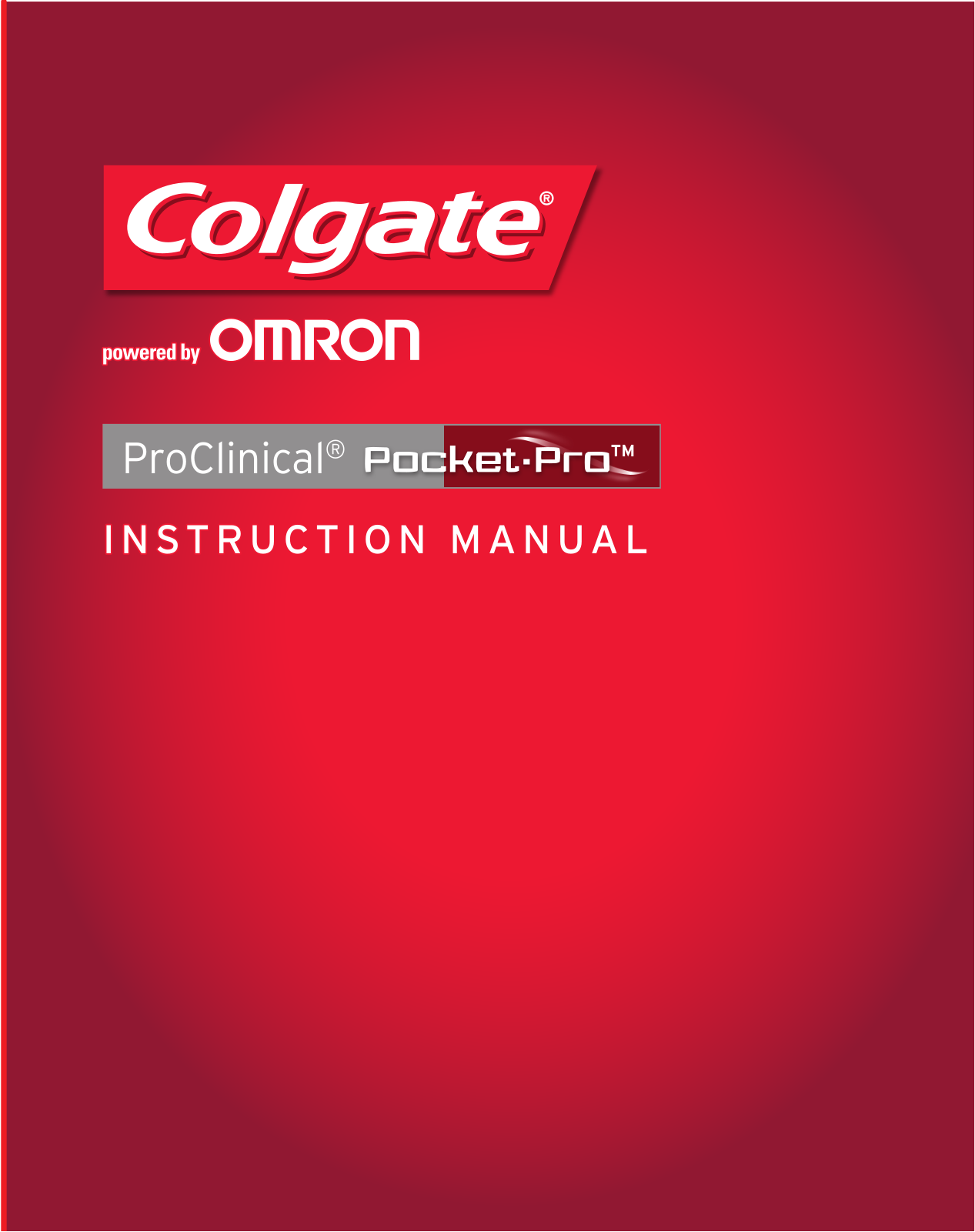 Omron PRO CLINICAL, POCKET PRO Instruction Manual