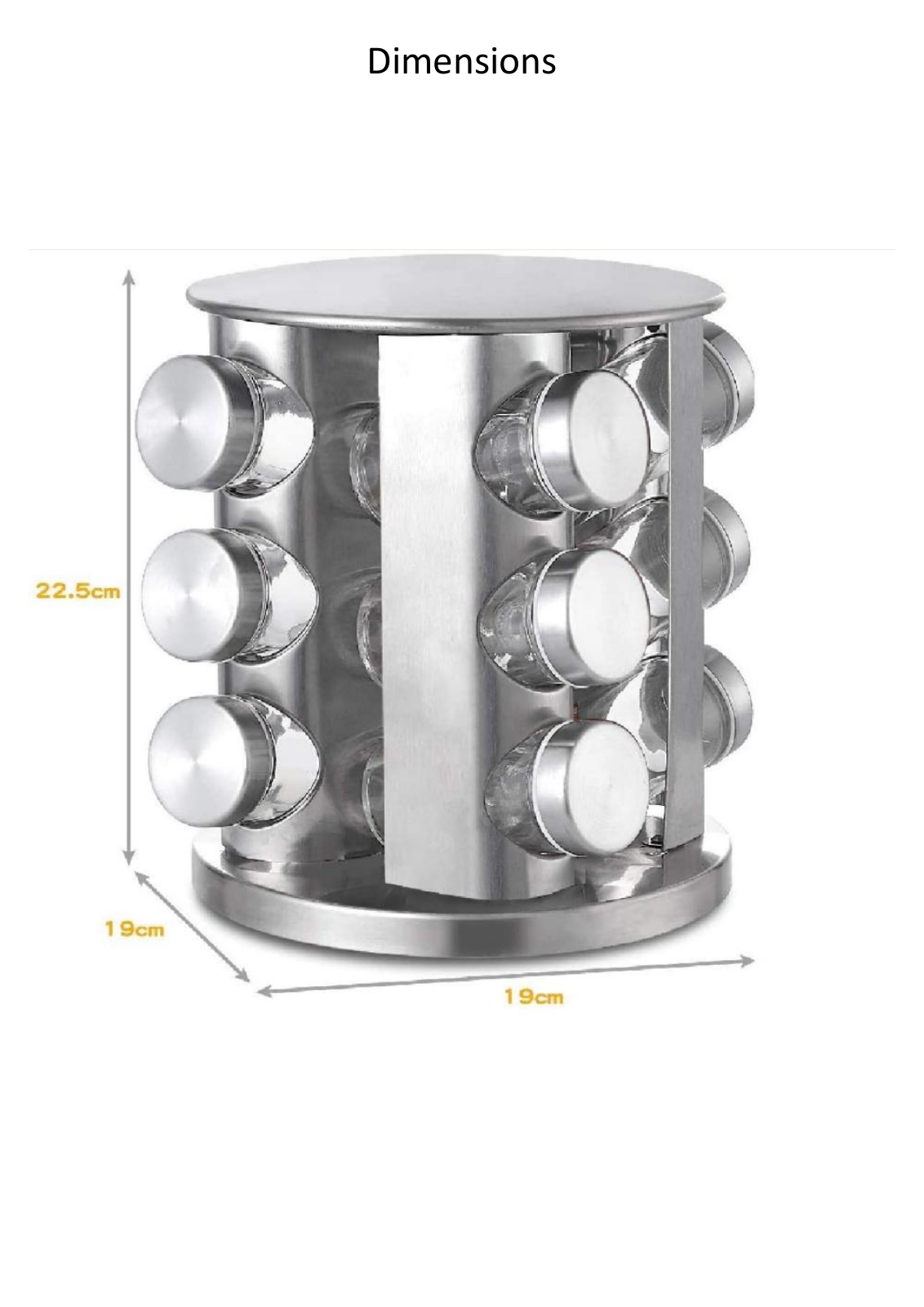 Prep & Savour W006292442 Dimensions - ManualMachine.com