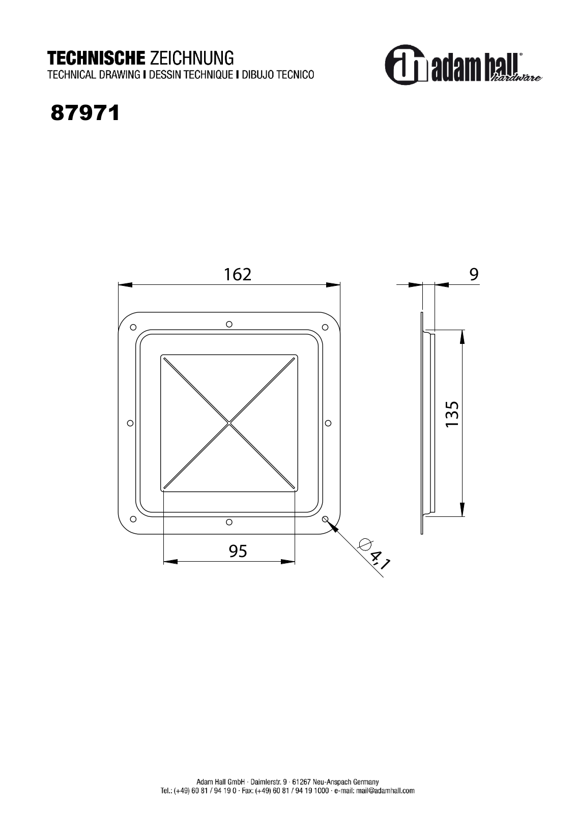 Adam Hall 87971 User guide - ManualMachine.com