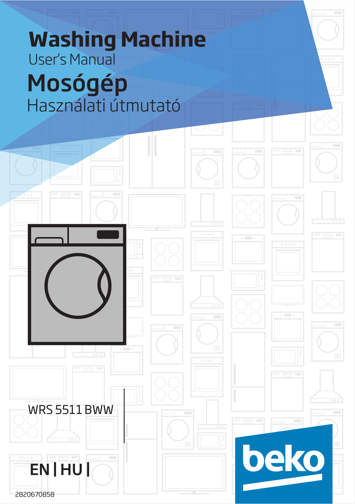 Beko WRS 5511 BWW User manual