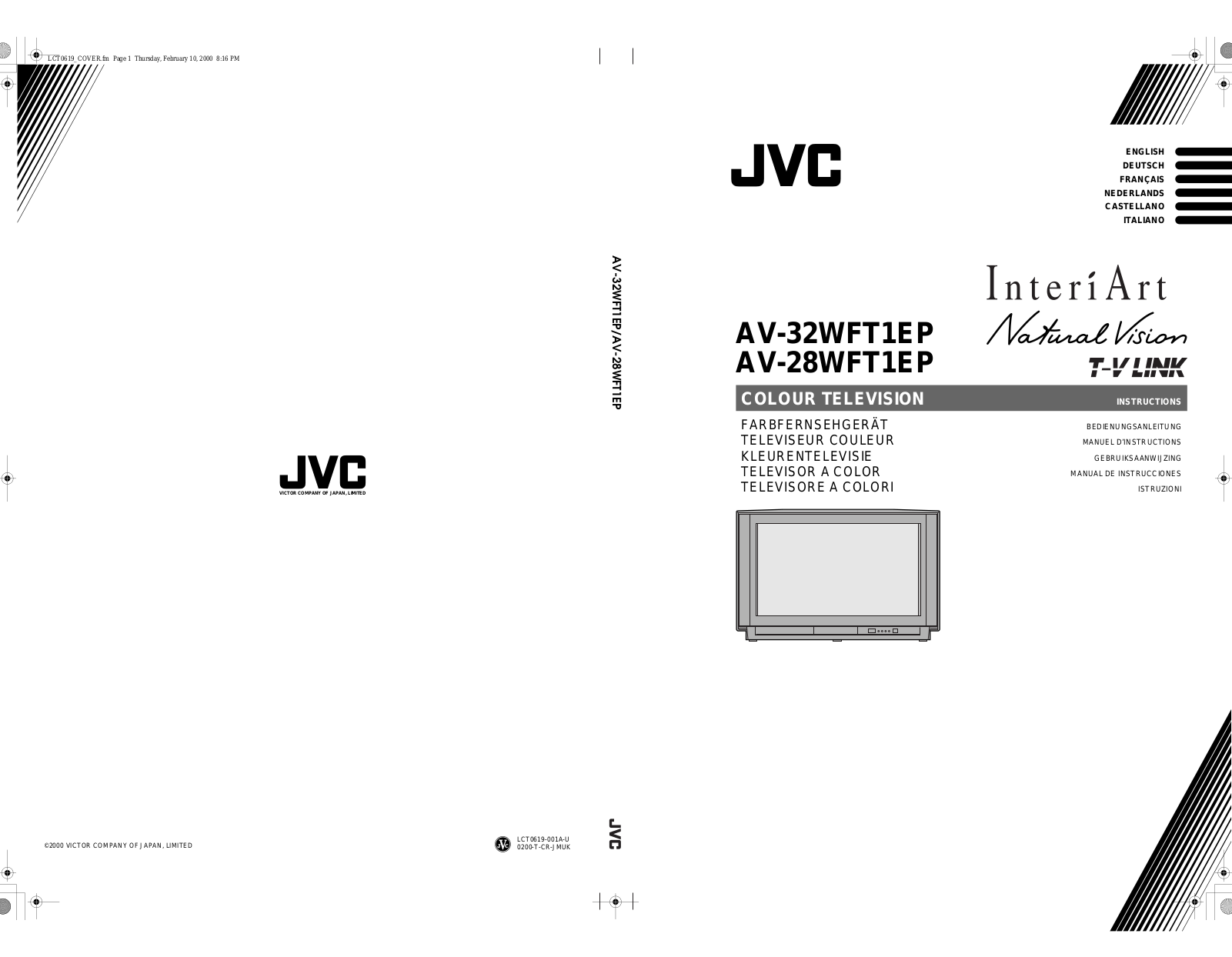 JVC AV-32WFT1EP, AV-28WFT1EP User Manual