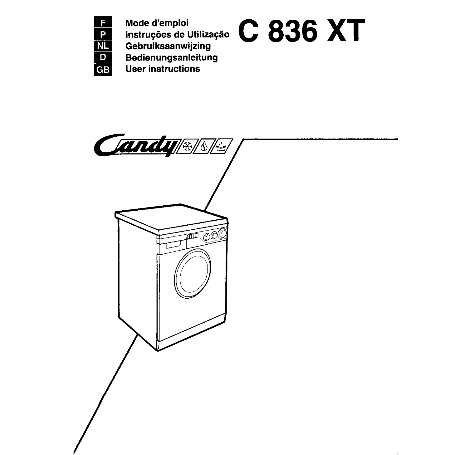 CANDY C 836 XT User Manual