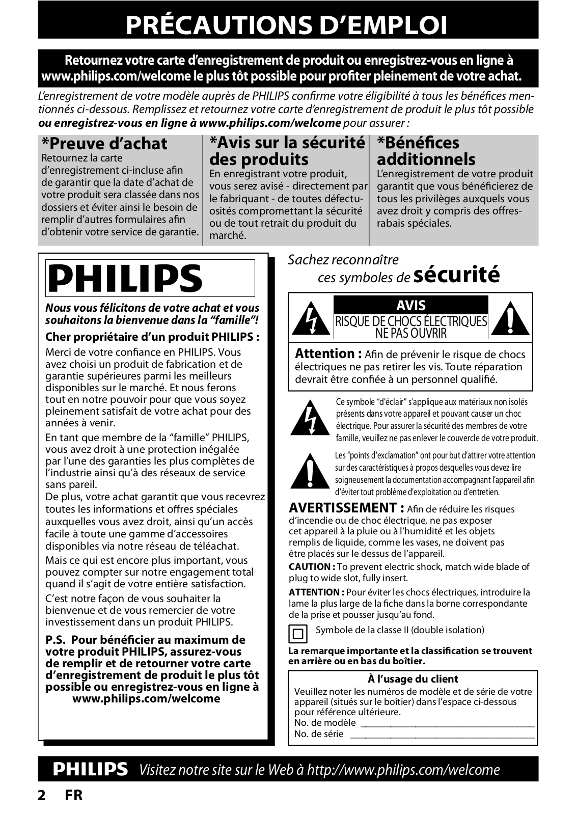 PHILIPS BDP7520 User Manual