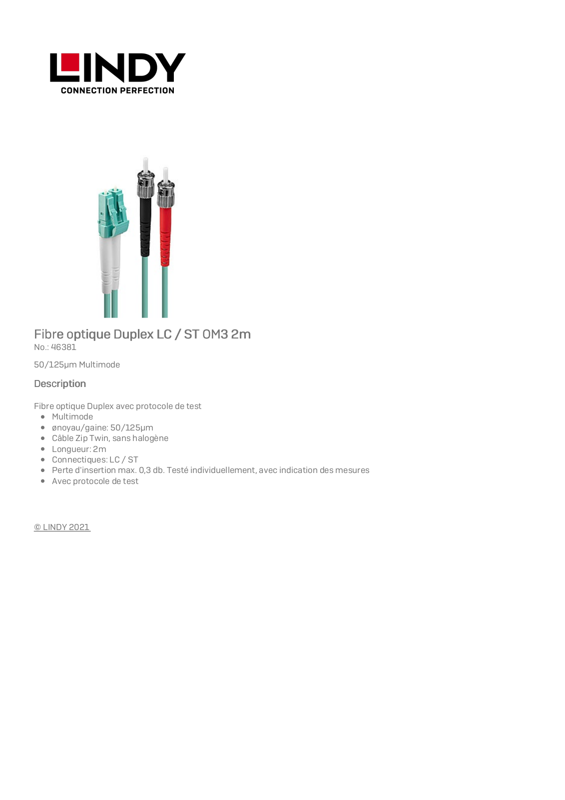 LINDY 46381 Datasheet - ManualMachine.com