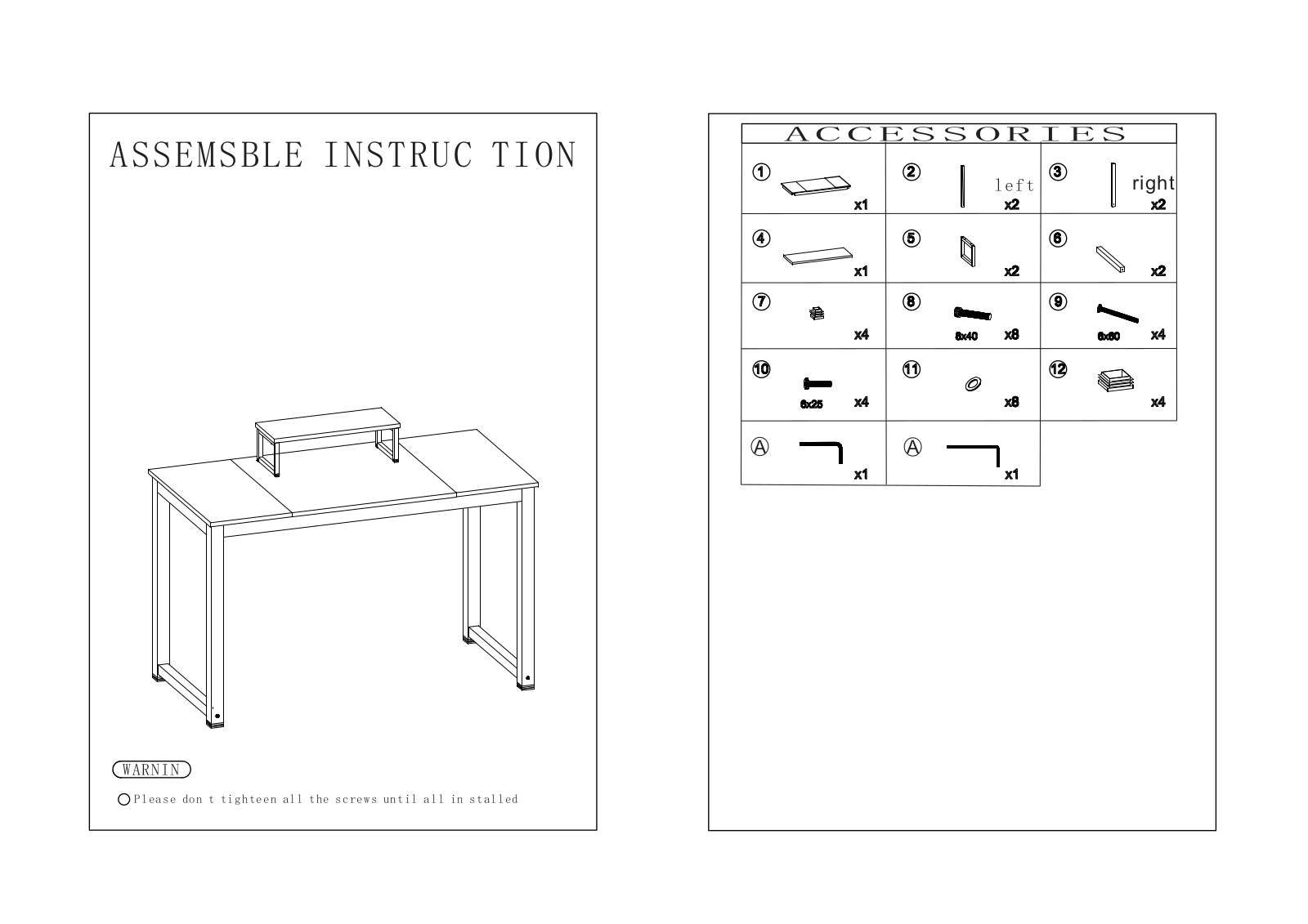 Inbox Zero W005228869 Installation & Assembly - ManualMachine.com