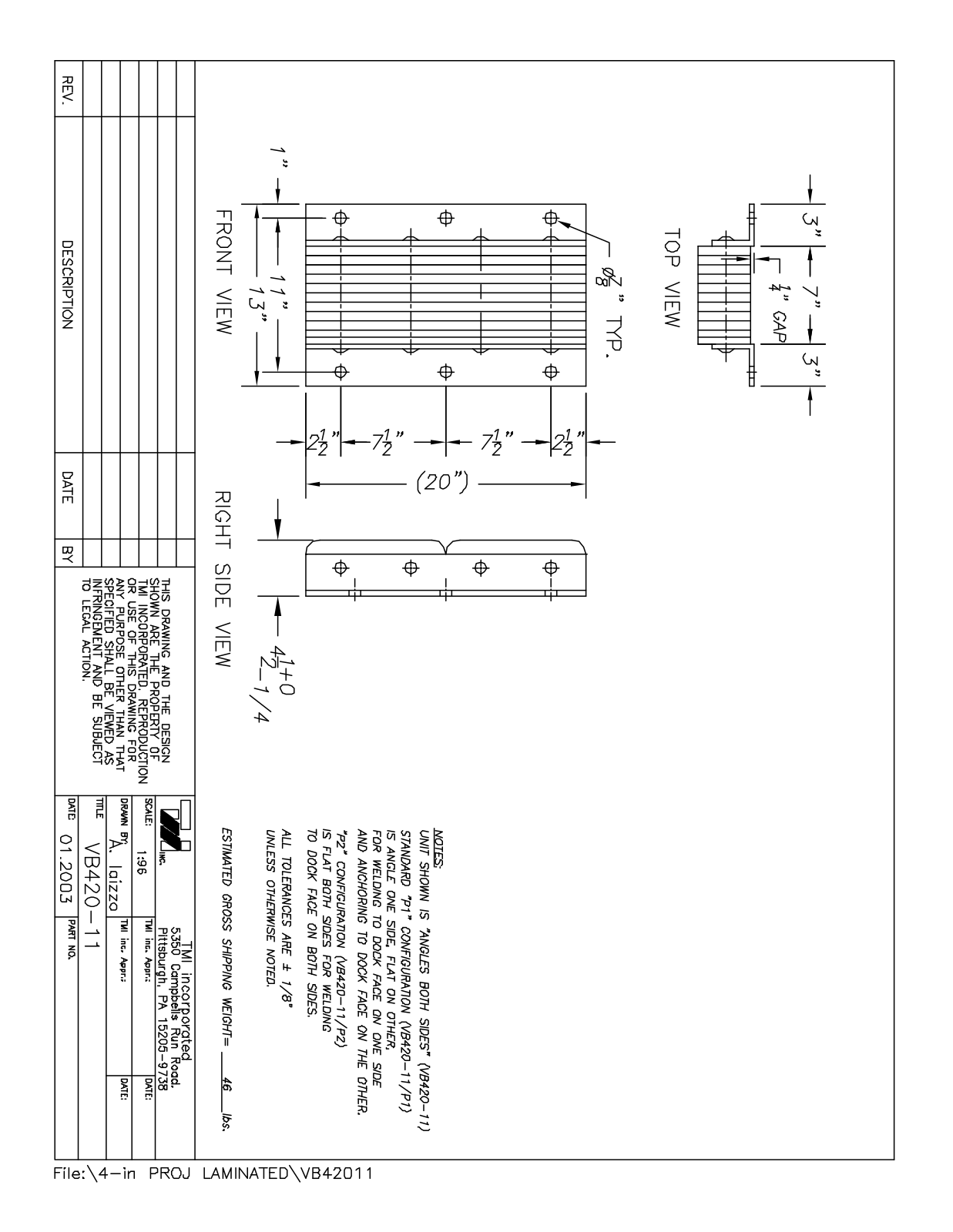 Tmi VB42011 User Manual