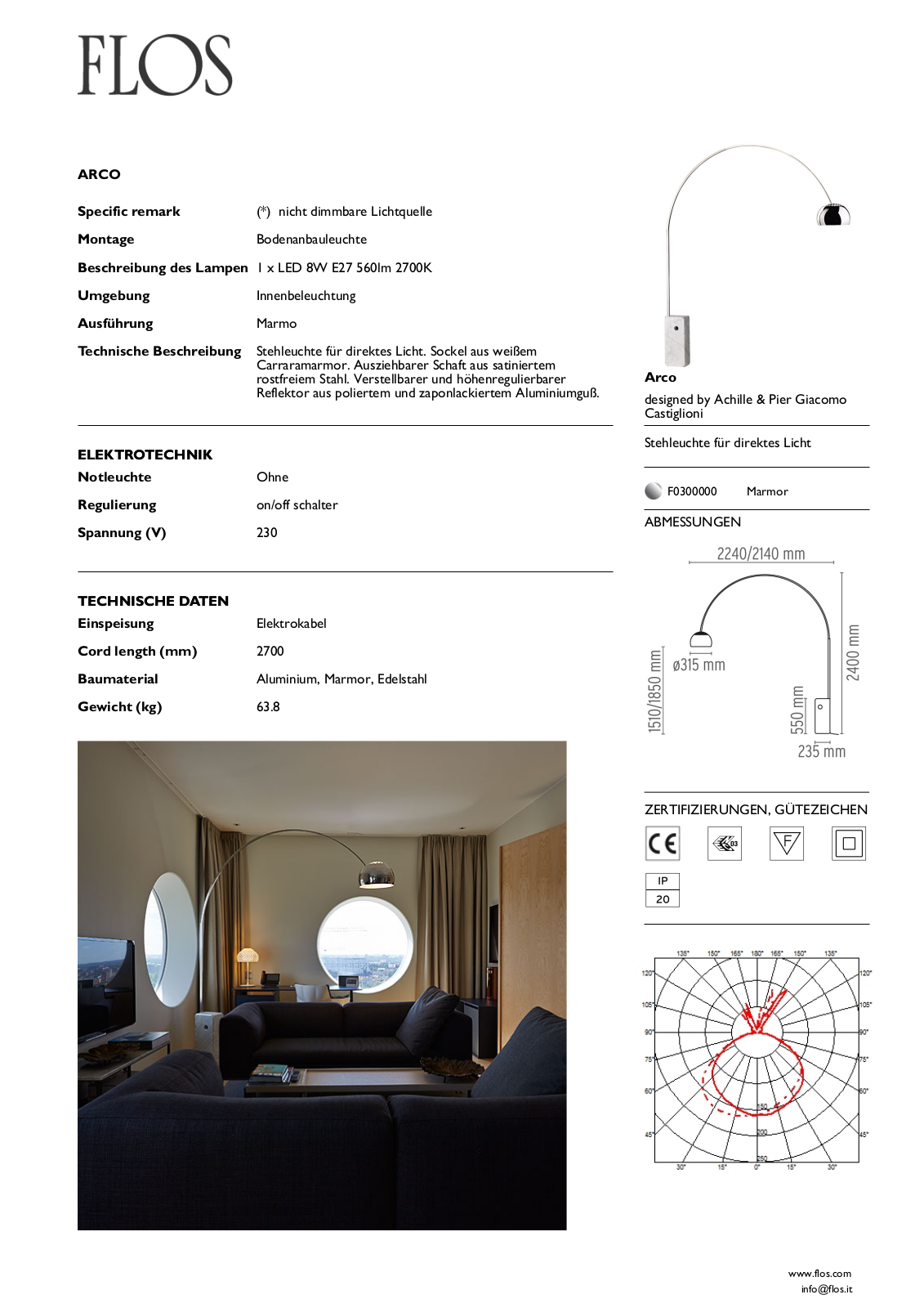 Flos F0300000 User Manual - ManualMachine.com