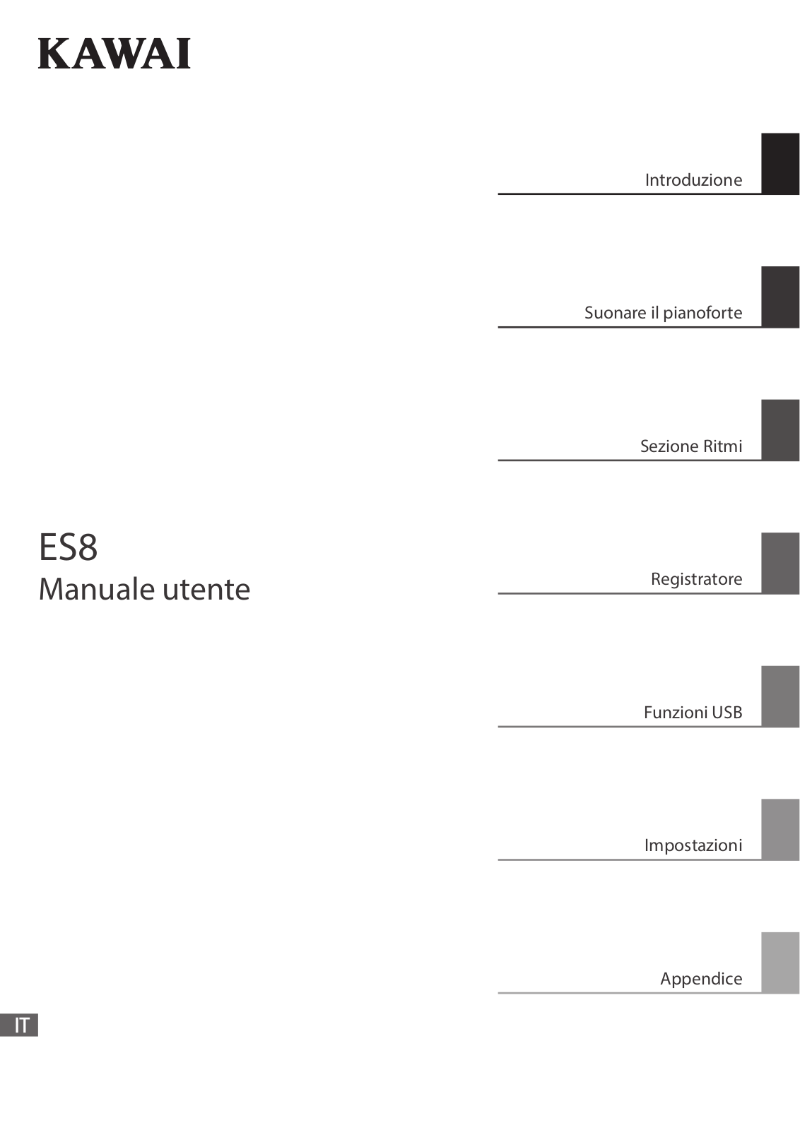 Kawai ES8 User manual