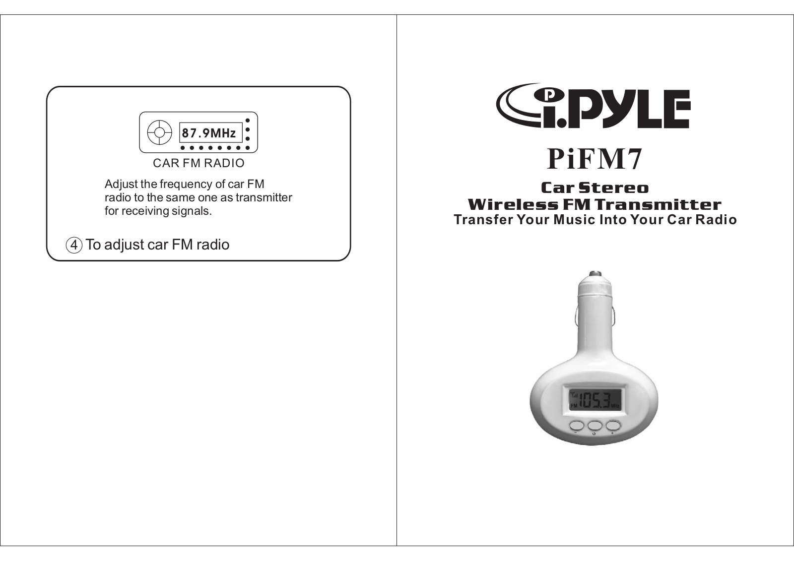 PYLE Audio PiFM7 User Manual