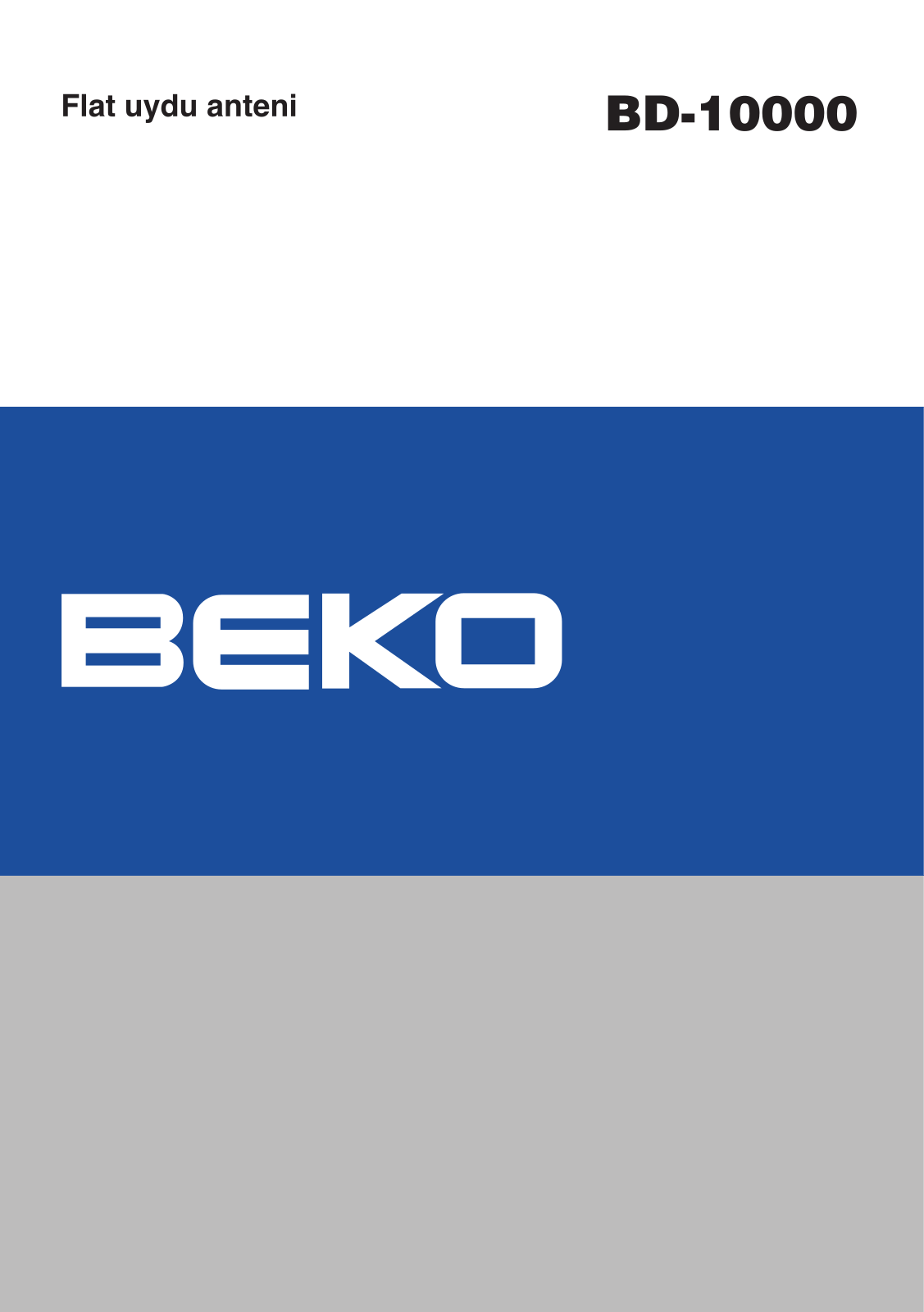 Beko BD 10000 User Manual