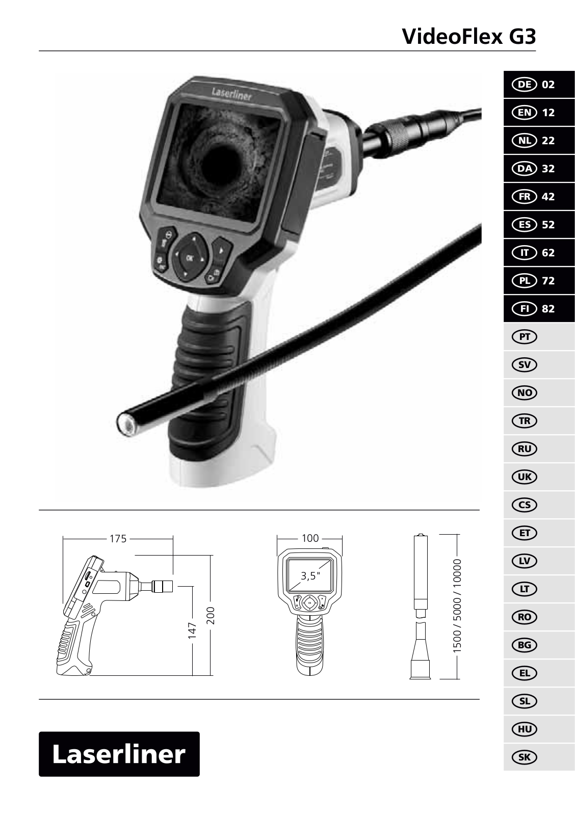 Laserliner VideoFlex G3 User guide