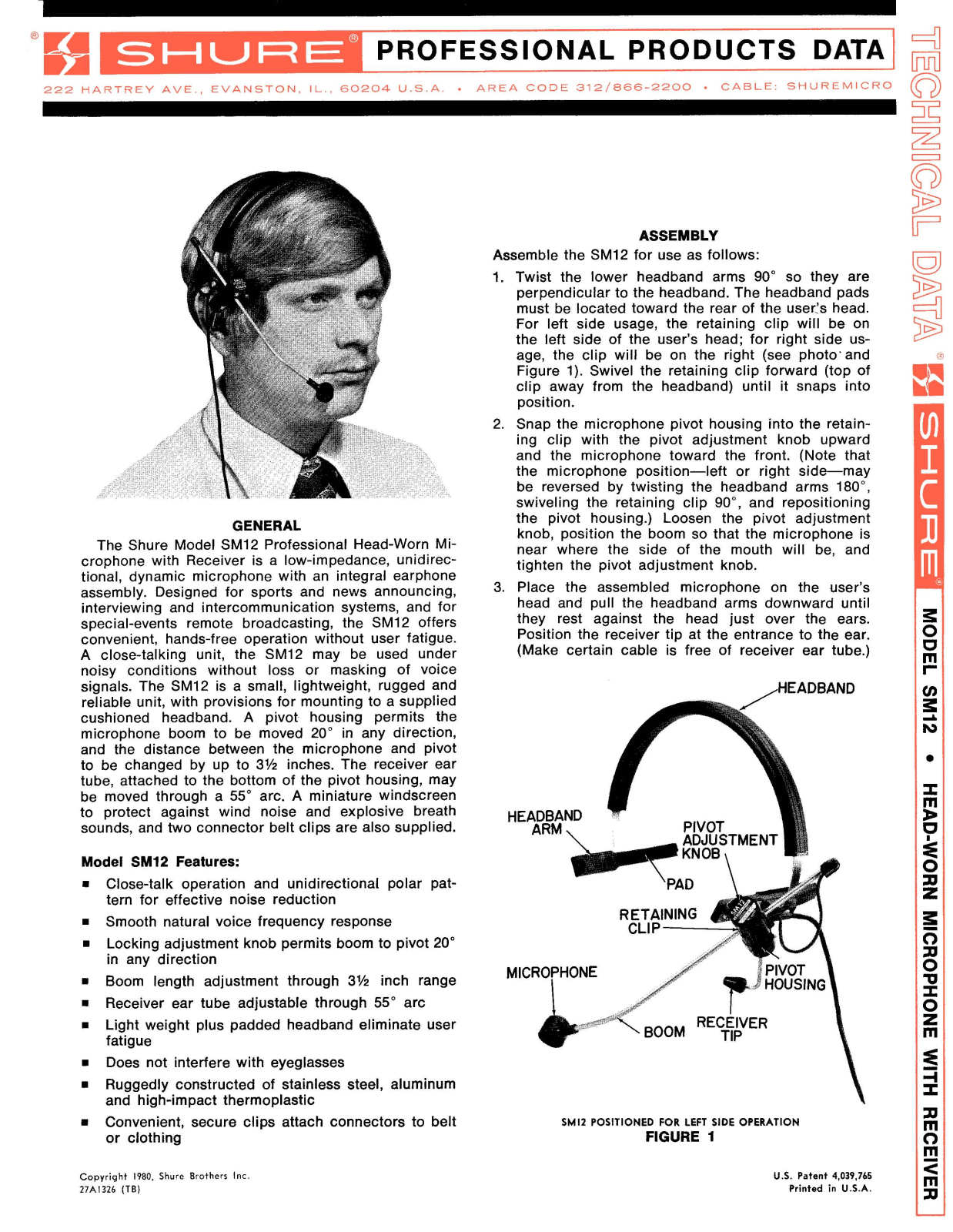 Shure SM12 User Guide - ManualMachine.com