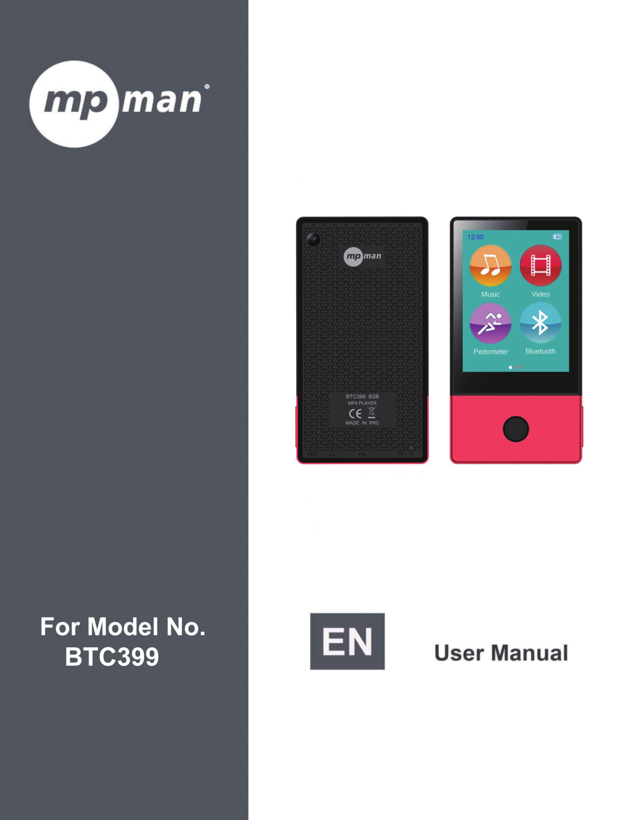 Mpman BTC399 Operation Guide