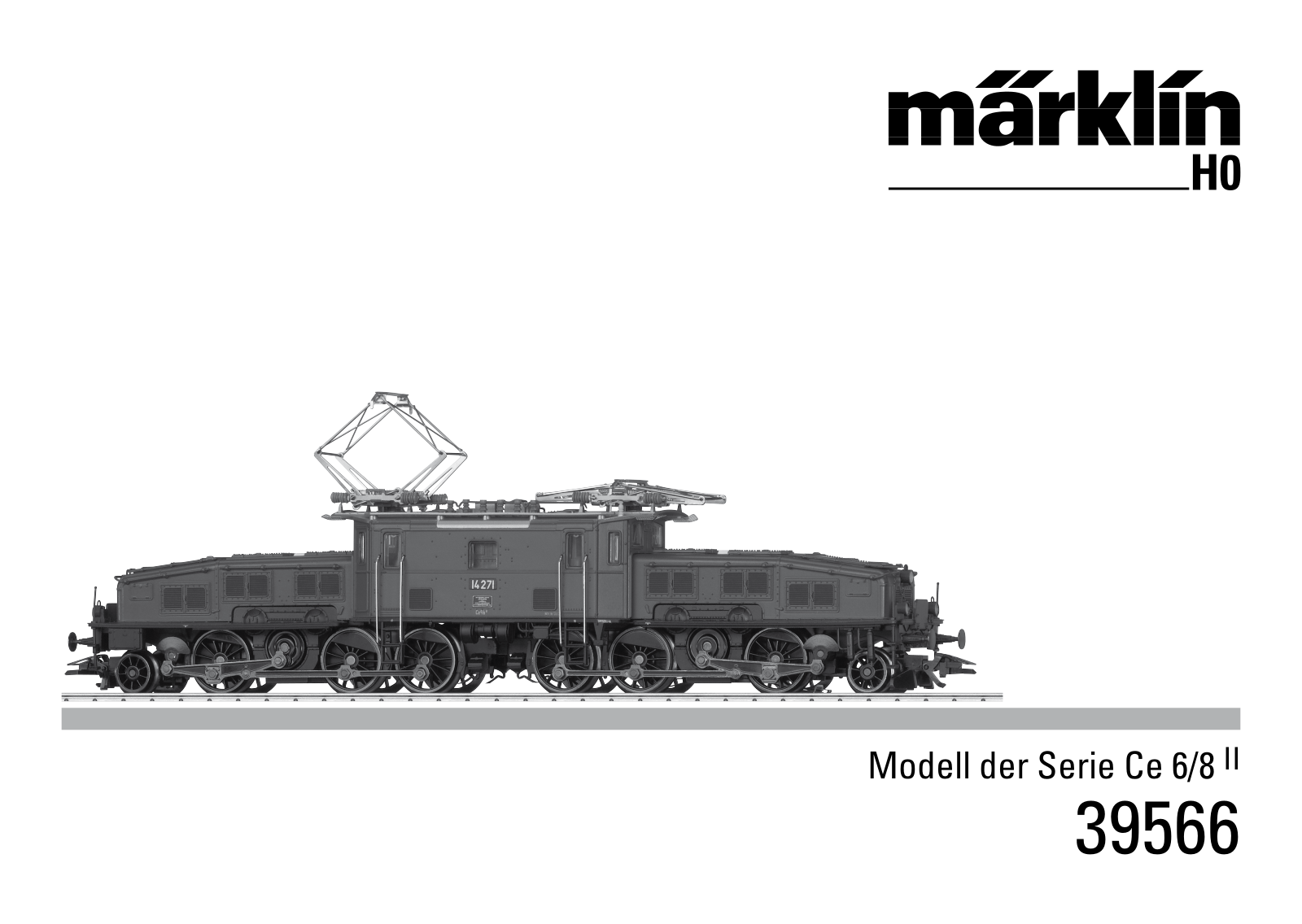 Märklin 39566 User guide