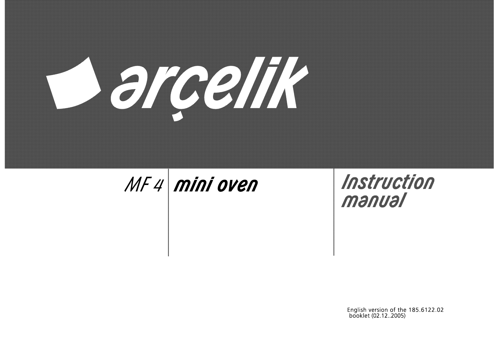 Arçelik MF4 User manual